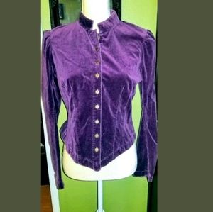 Betsey Johnson VINTAGE BETSEYVILLE  velvet jacket